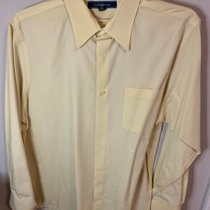 Croft & Barrow - Men’s Dress Shirt - Size L 16 1/2-17 34/35 - Close is true
